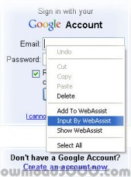 WebPassAssist screenshot